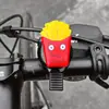 Campainha de Bicicleta Super Ring Universal Fofa Desenho Animado Hambúrguer Batatas Fritas Bicicleta Bicicleta de Montanha Buzina Campainha Decoração Acessórios