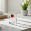 Vaso de sección de bambú para puestos callejeros, apilable, vaso de vidrio transparente, taza de café, vaso de agua, bebida fría, vaso para bebidas de jugo, estilo japonés