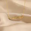 Collar de Ola de Diamantes de Nuevo Estilo Europeo y Americano para Mujer Moda Ins Versátil Elegante Joyería para el Cuello Lujo de Gama Alta Accesible Joyería al por Mayor