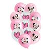 Novo Minnie desenhos animados látex balão terno menina decoração de aniversário Dia das Crianças festa por atacado