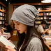 Gorro de pelo de invierno protección contra el frío protección para los oídos gorro cortavientos cálido gorro para cuarentena de mujeres embarazadas doble capa alta elasticidad gorro para el frío protección contra el frío protección para los oídos