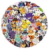 50 Pegatinas de Pokémon Disfrazados de Halloween Manual de Dibujos Animados de Halloween Pegatinas Impermeables para Fiesta