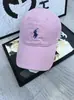 Gorra de Béisbol Bordada Polo de Techo Suave Unisex Versátil Rosa Gorra para el Sol de Pareja