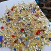 Popular Alta Calidad Super Hada Tarjeta Ladrillo Material DIY Cristal Transparente Grava Manicura Portátil Joyería de Perlas Accesorios