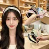 Diadema de moda con corona alta, estilo vintage, adecuada para lavarse la cara, accesorio para el cabello, versátil para el uso diario, diadema de tela para mujer