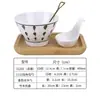 Tazón Cónico para Postre Estilo Japonés para Uso Doméstico, Particularmente Hermoso Tazón de Arroz, Tazón para Fideos, Tazón para Raspado de Hielo, Tazón Cónico
