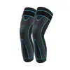 Rodilleras Deportivas Extensibles para Calor, Baloncesto, Correr, Protección contra el Frío, Protección de Rodilla para Hombres y Mujeres, Tejidas para Ciclismo Estilo Largo con Correas, Absorción de Impactos