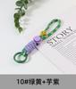 Anillo de Cara Sonriente de Colores Correa para Vaso de Agua Anillo para Cámara Llavero de Memoria USB Corto Cuerda Anti-pérdida Correa Ajustable para Teléfono Móvil