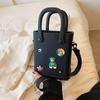 Acessórios de flor fofos bolsa de férias de verão na praia bolsa feminina simples portátil EVA Nova bolsa de gelatina bolsa com furos para DIY