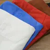 Camiseta de bolsillo de color sólido pesada de 270 g para hombre de algodón cuello redondo camisa básica lavada manga corta casual verano al por mayor