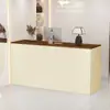 Loja de Roupas Ilha Recepção Caixa Empresa Luz de Luxo Bar Balcão de Recepção Salão de Beleza Supermercado Mesa de Balcão Pequena