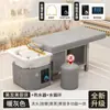Cama de Lavado de Cabezal de Exportación Transfronteriza, Cama de Lavado de Cabello de Belleza con Vapor de Circulación de Agua Push-Pull Multifuncional con Calentador de Agua Integrado