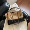 Bolso Tote Vintage de Bloques de Color para Mujer, Nuevo Bolso Cubo Versátil, Bolso de Hombro, Bolso de Hombro Único, Nuevo Bolso Cruzado de Moda, Estilo de Celebridad de Internet