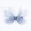 Fábrica fuente nueva simulación super hada tridimensional tul horquilla mariposa accesorios para el cabello para niños niña mariposa de hilo de seda pasador lateral