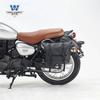 Muscle car Lobo adequado para Qianjiang Yi 500 bolsa lateral retrô caixa de borda lateral modificação impermeável liberação rápida bolsa de capacete Especial