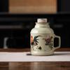 Horno Ru tetera pequeña cerámica gran capacidad tetera china tapada taza maestra para el hogar tetera fría taza mug