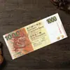 Carteira Lona Transfronteiriça Notas Estrangeiras Dólares Americanos Euros Criativa Curta Leve Porta Cartões Pronta para Personalização
