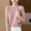 Camiseta Térmica de Lana para Mujer 2025 Otoño e Invierno Nuevo Estilo Ropa Interior Tallas Grandes Suéter de Punto de Lana para Mujer