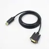 Fabricante fonte linha dp para vga dp para vga público 1.8 m linha de vídeo para notebook em estoque