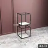 Estante de Flores para Piso Nórdico Transfronterizo Sala de Estar Mármol de Imitación Estante de Almacenamiento de Múltiples Capas Marco de Metal Hotel Baño Estante de Almacenamiento