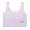 Nuevo chaleco infantil sin costuras cómodo con copa acolchada fija de látex, etapa uno, ropa interior para niñas no restrictiva, no apretante