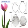 68 Tipos de Moldes de Silicona para Flores de Papel de Azúcar, Moldes para Fondant y Arcilla con Textura de Pétalo de Rosa, Moldes Cortadores de Flores Realistas para Arcilla Ultraligera