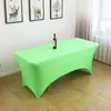 Conjunto de Mesa Elástico Transfronteiriço Conjunto para Bar de Coquetéis Toalha de Mesa Elástica Cobertura de Mesa para Reunião de Hotel Banquete Toalha de Mesa para Casamento ao Ar Livre