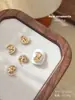 Acessórios para Nail Art Ano Novo do Cavalo Zircônia, Estilo Levemente Luxuoso, Cor Dourada, Trazem Riqueza Instantânea, Liga Metálica Brilhante Incrustada com Diamantes, Diamantes para Unhas Atacado