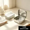 Caja pequeña de hojalata con tapa abatible para dulces, mini lata de metal, caja metálica para pastillas, caja de almacenamiento, caja de hojalata, lata para regalo de alimentos