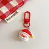 Chaveiro de Resina de Natal Desenho Animado Fofo Pingente para Mochila Pequeno Presente de Natal Charme Criativo para Bolsa de Estudante