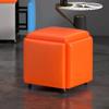 Taburete Cubo de Rubik Multifuncional Taburete Mesa de Centro Almacenamiento Combinación Cinco en Uno Taburete Hogar Sala de Estar Taburete Comedor Taburete Celebridad de Internet Taburete Cambiador de Zapatos