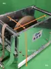 Caja de alimentación para máquina de corte Ancho ajustable y estrecho Bastidor de alimentación de cinta Bastidor de alimentación por tasa Alimentador automático