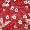 Vestido Hanfu Nuevo Guofeng Bordado Plano Tela Bordada Punto Tela Bordada con Cuentas Hecha a Mano por Pedido