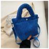 Bolso Cubo de Pana de Nicho 2022 Nuevo de Primavera Bolso Cruzado Pequeño de Felpa Bolso de Mano Esponjoso Lindo Bolso Tote