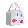 Bolsa para Lonchera Rayada de Moda, Bolsa Portátil para Bento, Bolsa Térmica para Lonchera para el Trabajo y la Escuela, Bolsa Térmica para Transportar Comidas, Exportación