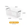 Cesta de Almacenamiento para Cocina, Artículos Varios para Gabinete, Bocadillos, Caja de Almacenamiento para Escritorio, Contenedor de Almacenamiento de Ropa para Hogar y Dormitorio, Cesta de Almacenamiento de Plástico