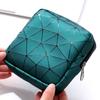 Bolsa de almacenamiento para toallas sanitarias de cuero PU transfronteriza, portátil, gran capacidad, bolsa de cosméticos, para llevar en cabina, estudiantes de último año, bolsa para la regla mensual