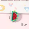 Resina diy accesorios plato de fruta de dibujos animados pegamento de crema carcasa de teléfono móvil llavero de refrigerador hecho a mano