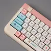Estilo Pixel Lindo Anime Rosa Tema Altura XDA PBT Sublimación Térmica Tecla Personalizable para Niñas