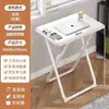 Conjunto de mesa redonda dobrável para uso doméstico, adequado para recepção de varanda, mesa e cadeiras de jantar simples, disponível em várias cores, pedidos em atacado aceitos