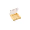 Caja Cuadrada Transparente con Tapa abatible para Rubor, Sombra de Ojos, Iluminador, Contorno, Maquillaje, Cosméticos, Empaque Portátil, Materiales de Empaque al por Mayor