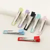 Clip de Algodón Colorido para Dulces Material Tejido a Mano DIY para Hacer Pasador Clip de Doble Filo Fabricante de Accesorios para el Cabello Venta al por Mayor