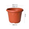 Vaso de Flor de Plástico para Orquídeas Grandes e Jiboias, Vaso de Galão, Espessado e Durável com Base, Adequado para Plantas de Jardim e Plantas em Vasos