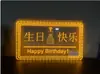 Letrero Luminoso de Mano para Expertos en Bar para Servir Vino, As de Picas Champagne Vino Transmisión Ktv Haidilao Feliz Cumpleaños Caracteres Luminosos