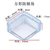 Protetor de Canto de Silicone para Segurança Infantil em Formato de L Protetor de Canto Protetor de Canto de Janela Espessado e Longo Transparente Anti-Colisão Canto Esférico Quadrado