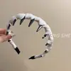 Estilo Coreano Primavera/Verão Novo Base Alta Caveira Headband Versátil Moda High-End Personalidade Headband de Cor Sólida Acessórios de Cabelo Retro Francês