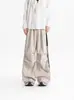 Pantalones Paracaídas Deportivos de Estilo Americano con Cremallera y Tres Rayas para Hombre, Nueva Tendencia de Primavera High Street Sueltos Casuales de Secado Rápido Softshell