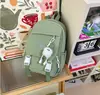 Mochila Fresca y Elegante para Estudiantes con Textura Libre de Arrugas, Perfecta para Salidas Diarias, Compras y la Escuela