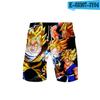 Cross-Border Novo Anime Periférico 3D Trendyy Casual Calças de Praia Masculinas