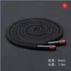 Fio de cor corda de cintura de poliéster corta-vento suéter calças corda de cintura corda de cintura cabeça de metal corda de chapéu 1,3 metros